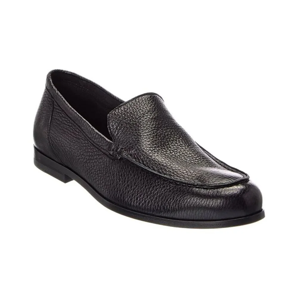Harry's Of London Morris Deerskin Loafer, Black
